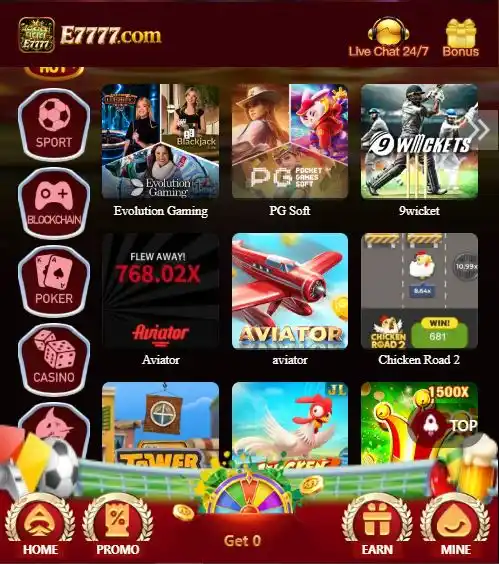 e7777 game apps
